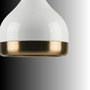 Opviq Lámpara de Metal Blanca con Altura Ajustable